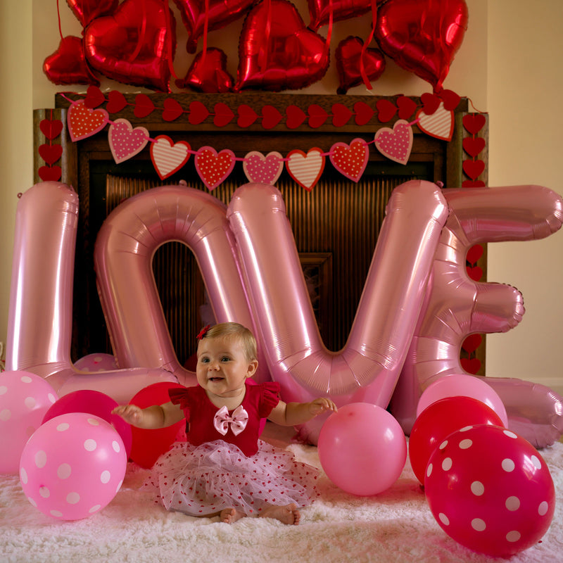 Heart Tulle Tutu Dress & Headband