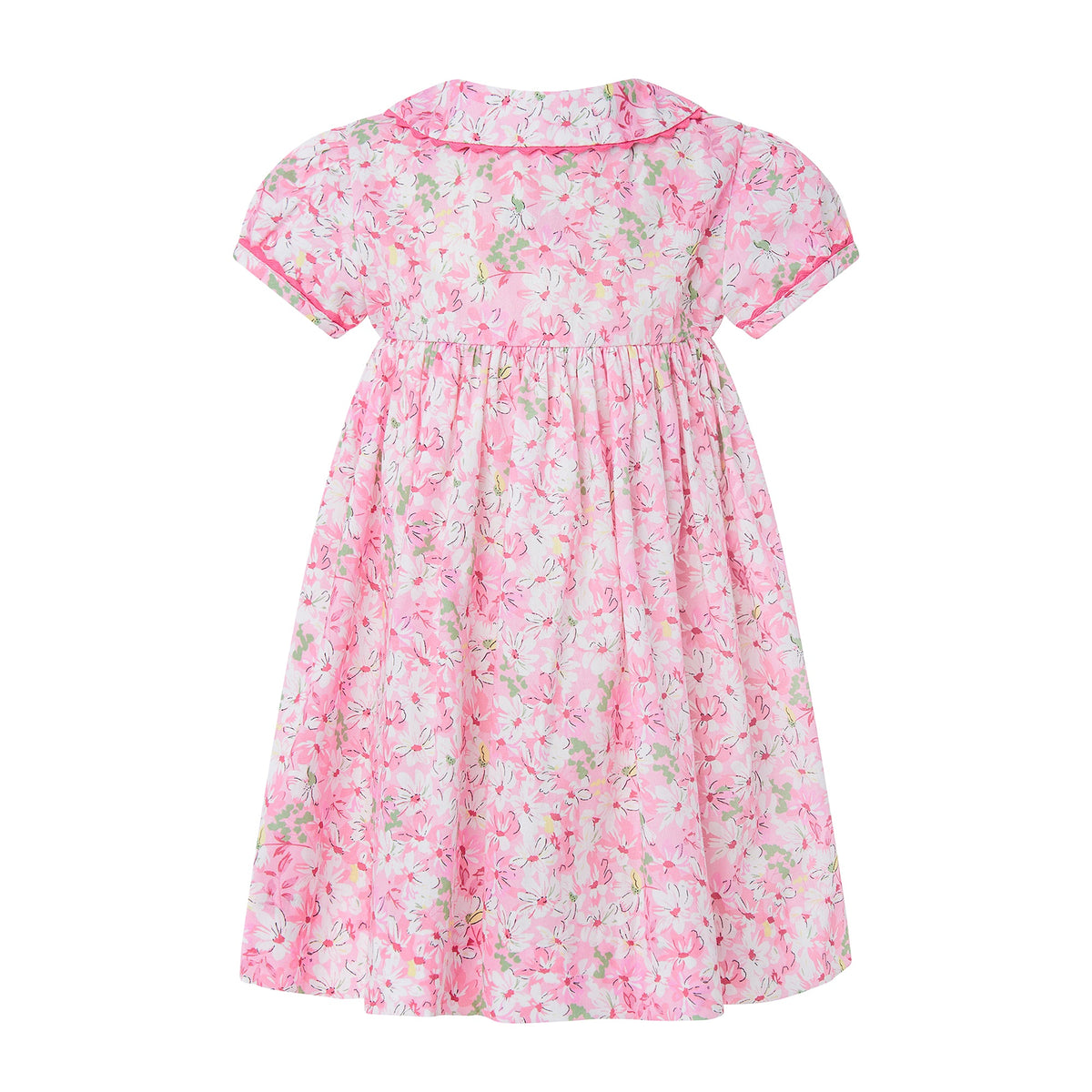 Pink Daisy Button-front Dress & Bloomers Rachel Riley US