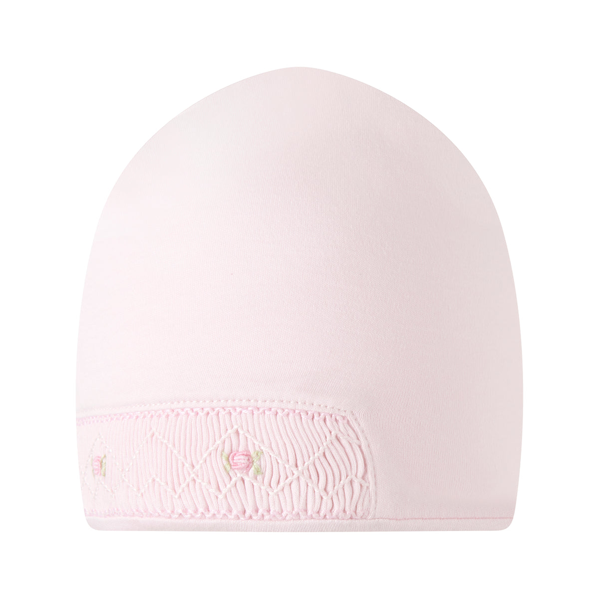 Pink Pima Smocked Hat Rachel Riley US