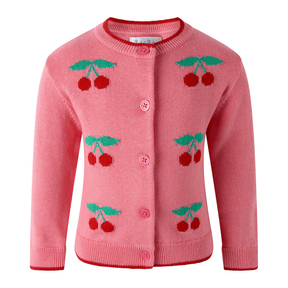Cherry Cardigan and Legging Set