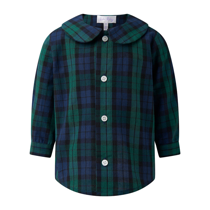 Blackwatch Plaid Shirt & Trousers Set Rachel Riley US