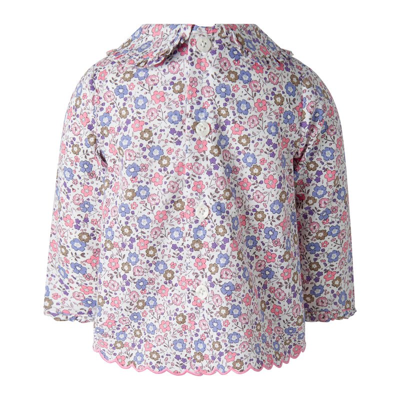 Floral Pull-on Trouser and Top Set