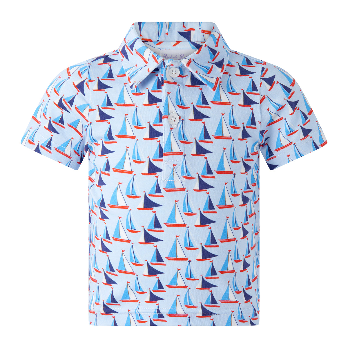 Sailboat Polo & Short Set Rachel Riley US