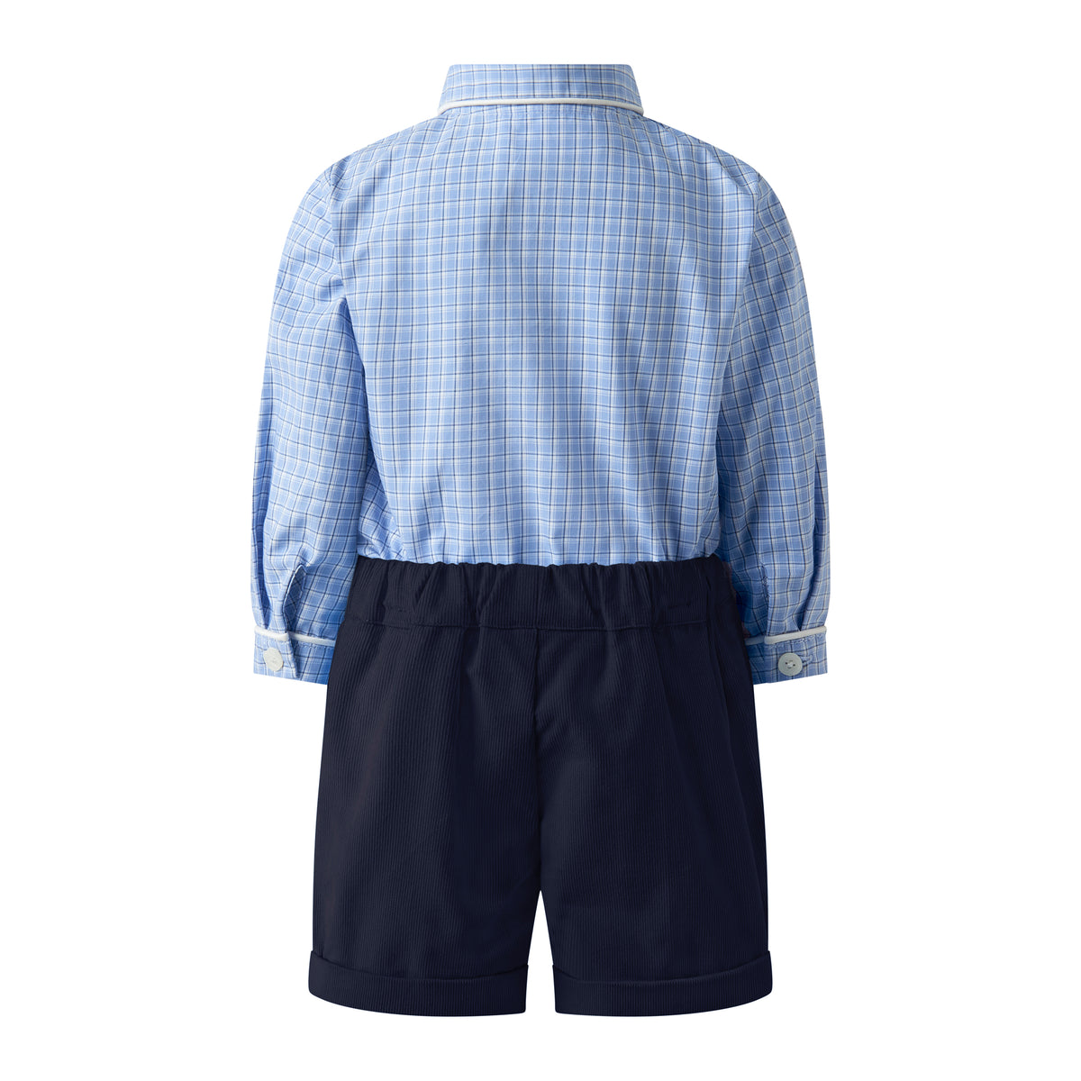 Check Shirt & Short Set Rachel Riley US