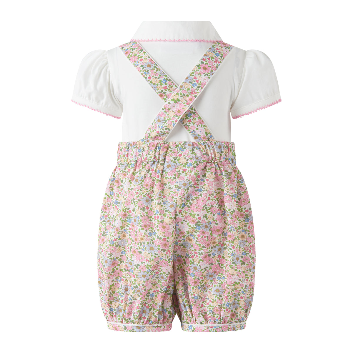 Floral Dungaree Set Rachel Riley US