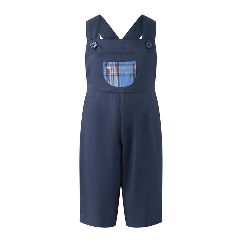 Blue Check Shirt & Dungaree Set Rachel Riley US