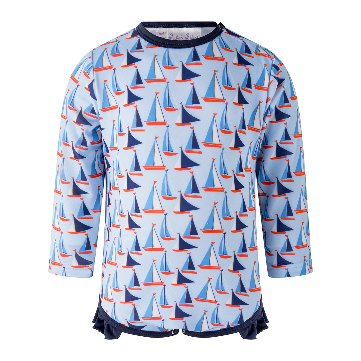 Sailboat Frill Rashguard Rachel Riley US