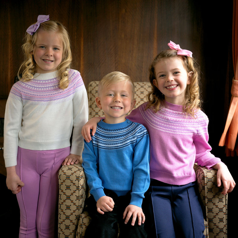 Ivory Fairisle Sweater Rachel Riley US