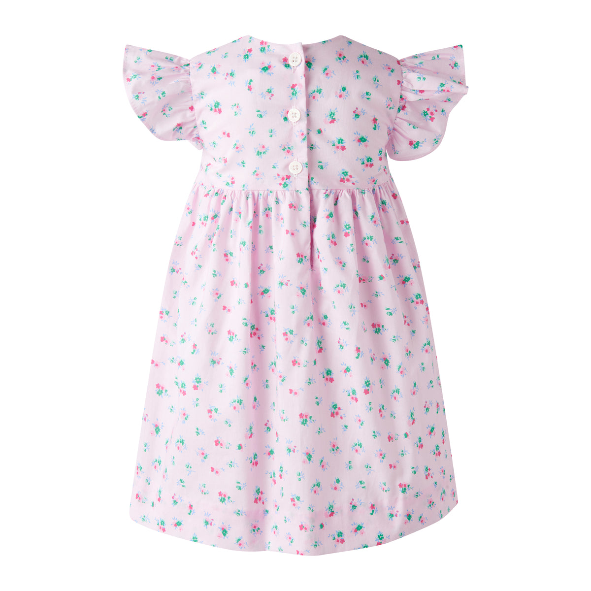 Flutter Sleeve Floral Smocked Dress and Bloomers Rachel Riley US