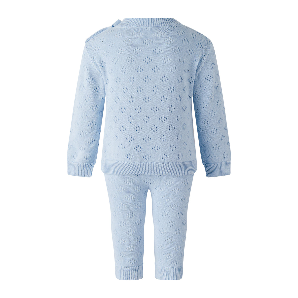 Blue Pointelle Sweater & Legging Set Rachel Riley US