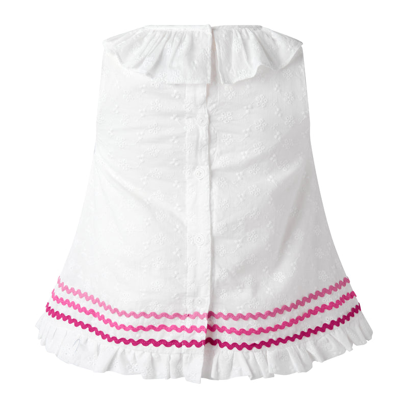Eyelet Ric Rac Short Set – Rachel Riley US