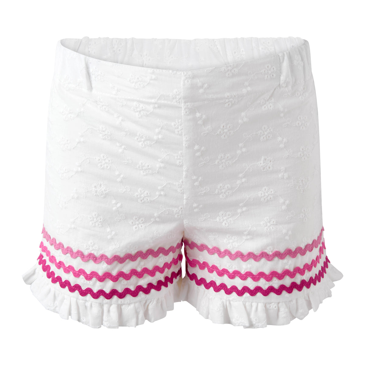Eyelet Ric Rac Short Set Rachel Riley US