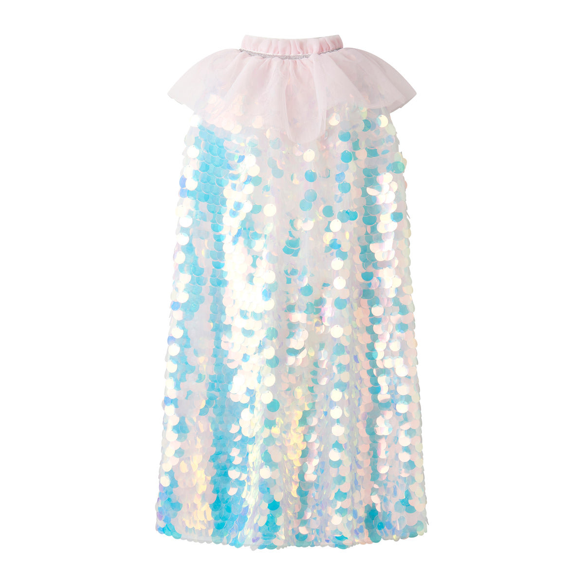 Glitter Tutu Dress, Cape, & Hair Clip Set