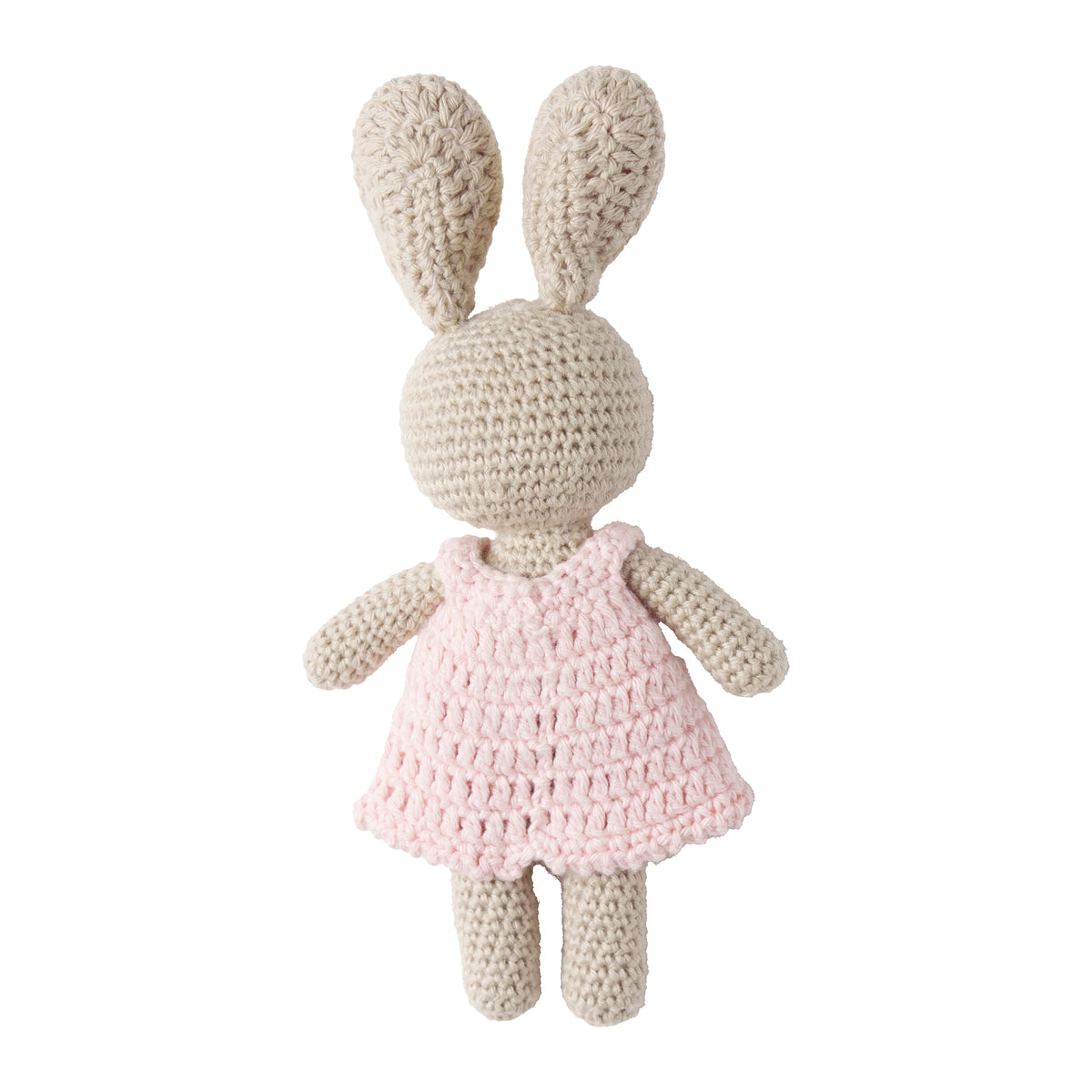 Pima Pink Crochet Bunny with Dress