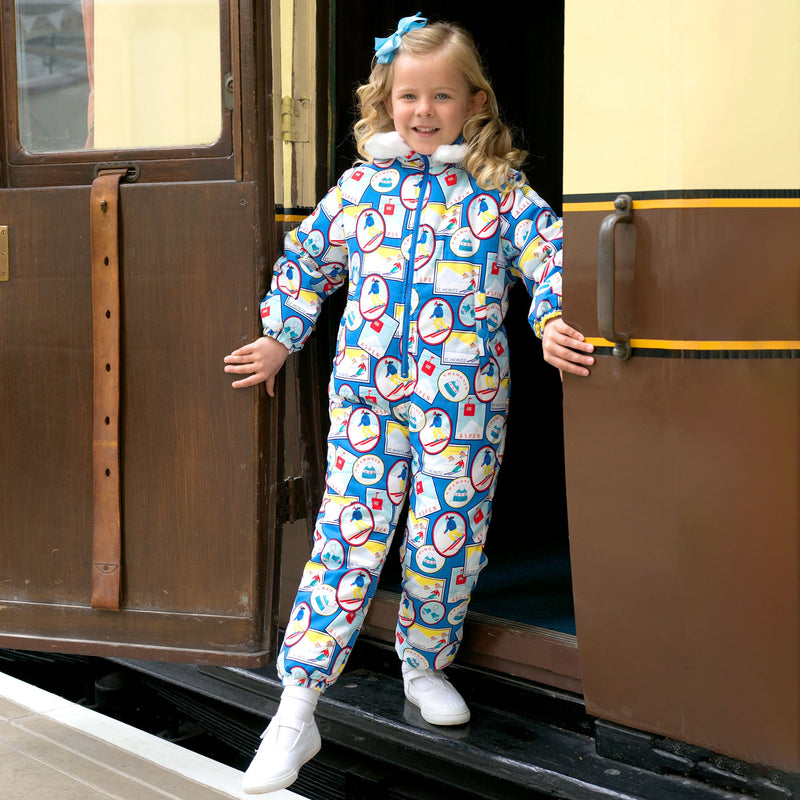 Travel Print Snowsuit Rachel Riley US