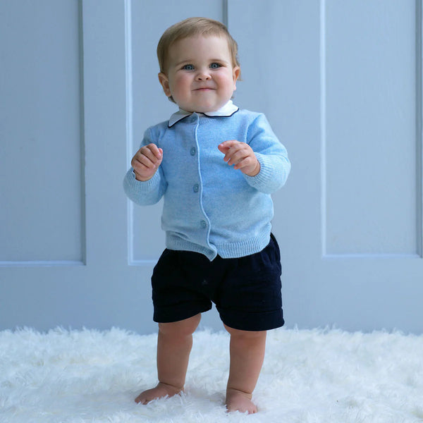 Baby Blue Cashmere Cardigan