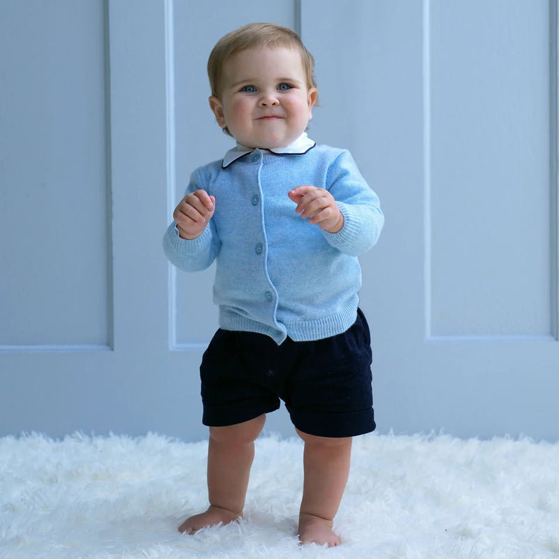 Baby Blue Cashmere Cardigan