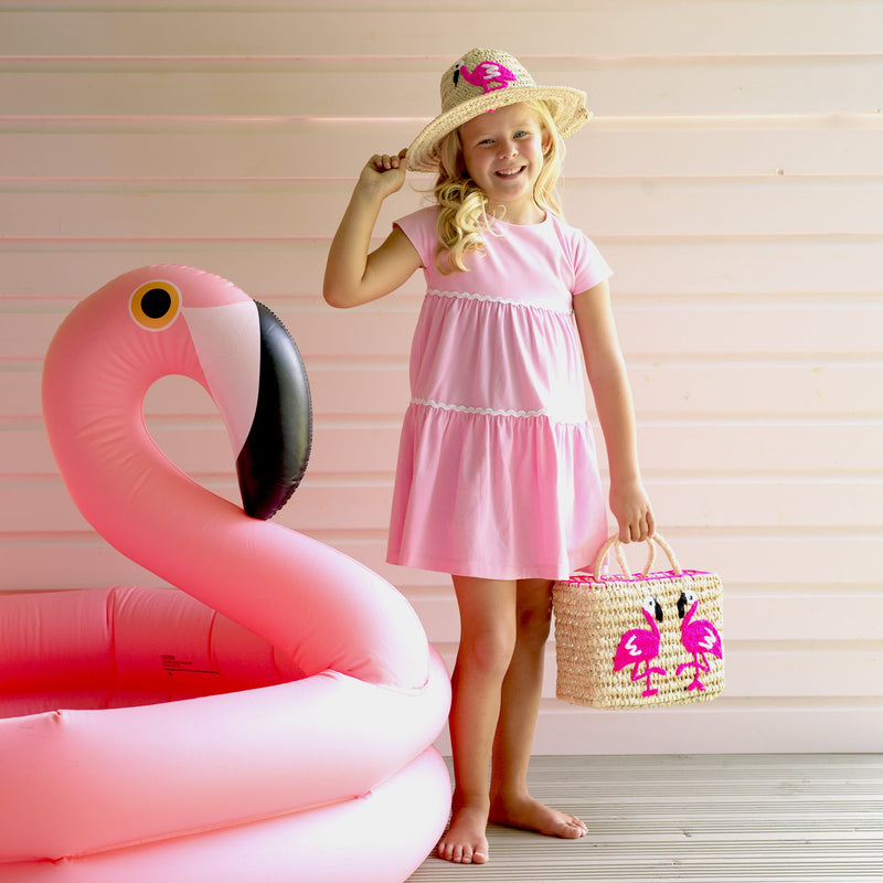 pink ric rac dress On Your Way Fuchsia Pink Rickrack Dress Shop the Mint