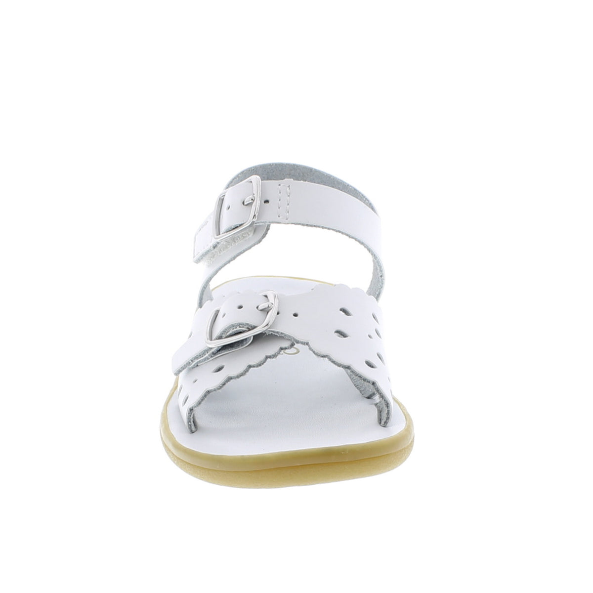 Girls Double Strap Sandals - White Rachel Riley US