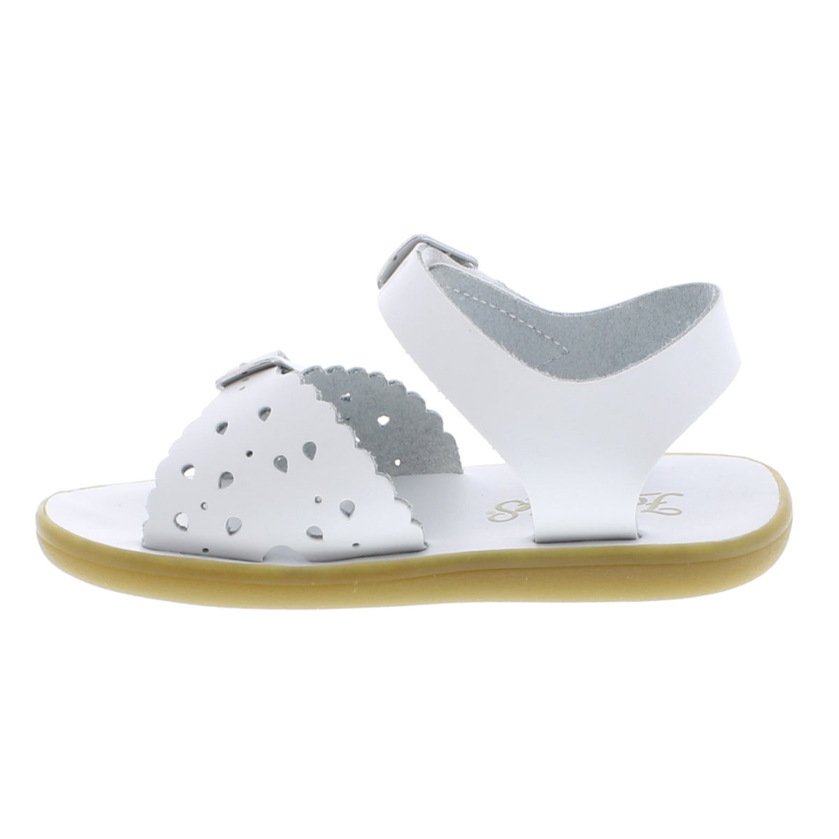 Girls Double Strap Sandals - White Rachel Riley US