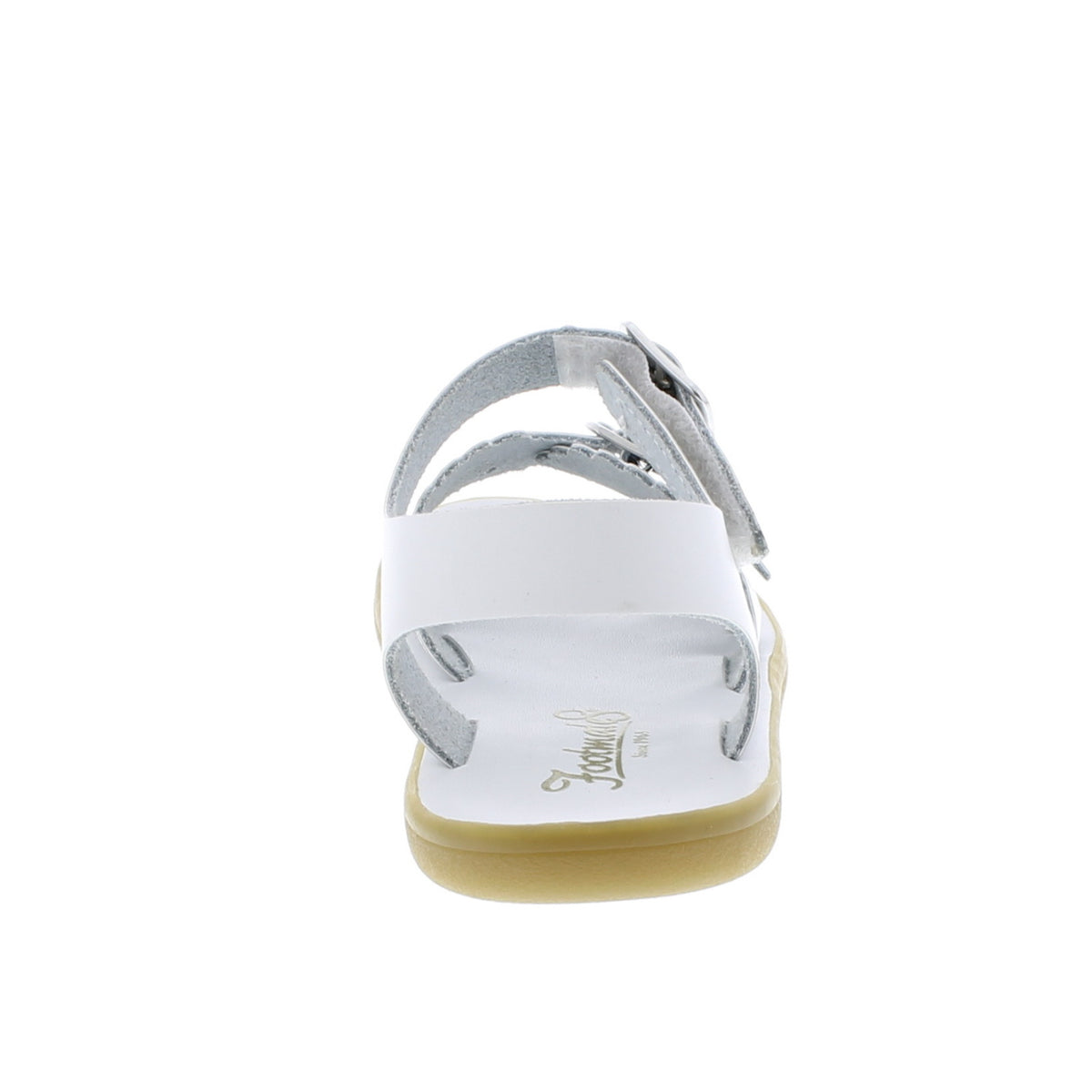 Girls Double Strap Sandals - White Rachel Riley US