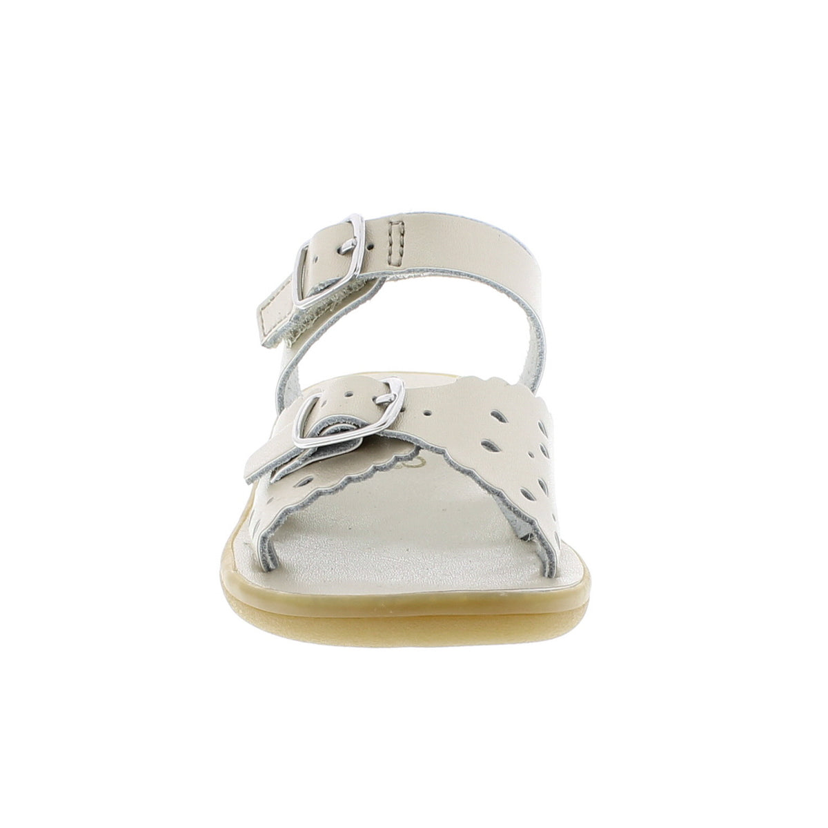 Girls Double Strap Sandals - Soft Gold Rachel Riley