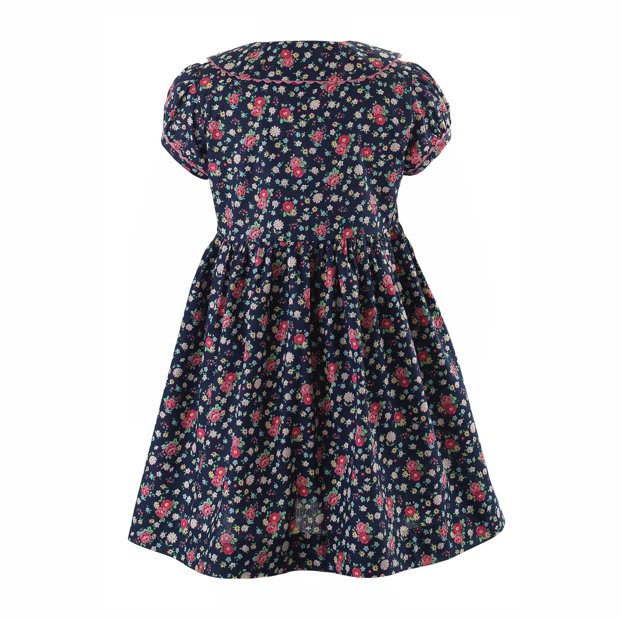 Floral Button-Front Dress – Rachel Riley US