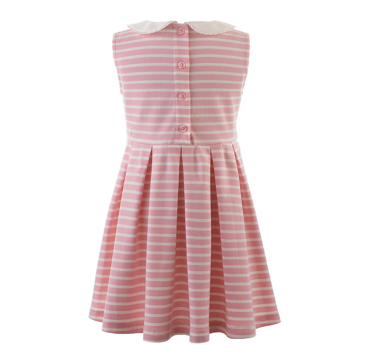Pink Breton Stripe Jersey Dress Rachel Riley US