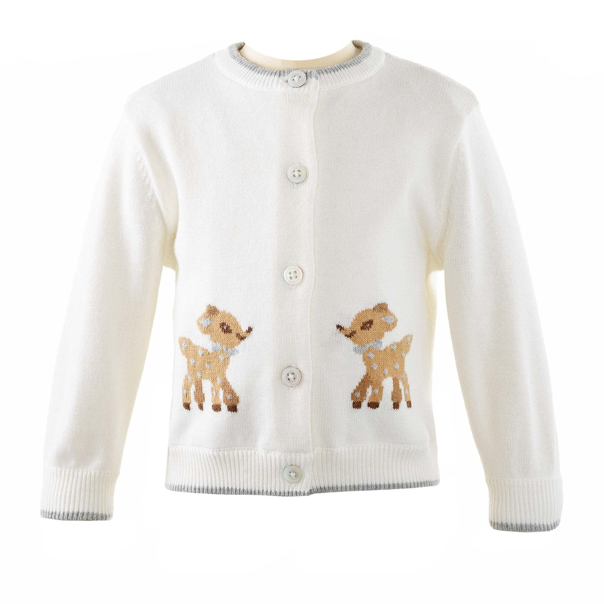 Ivory Fawn Cardigan Rachel Riley US
