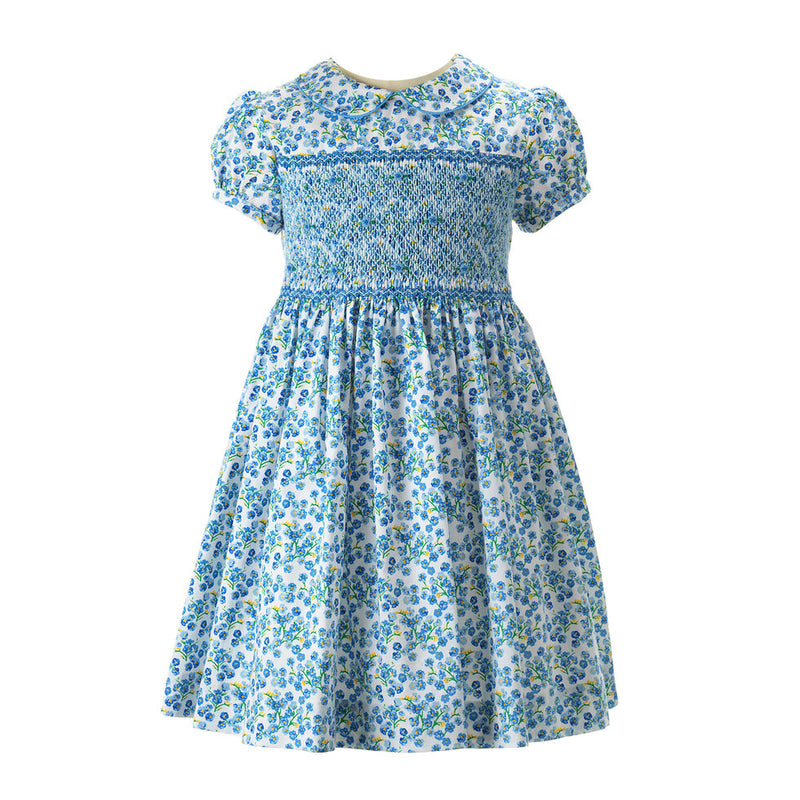 forget me not blue dress Forget Me Not Dress, Blue / White Floral Print
