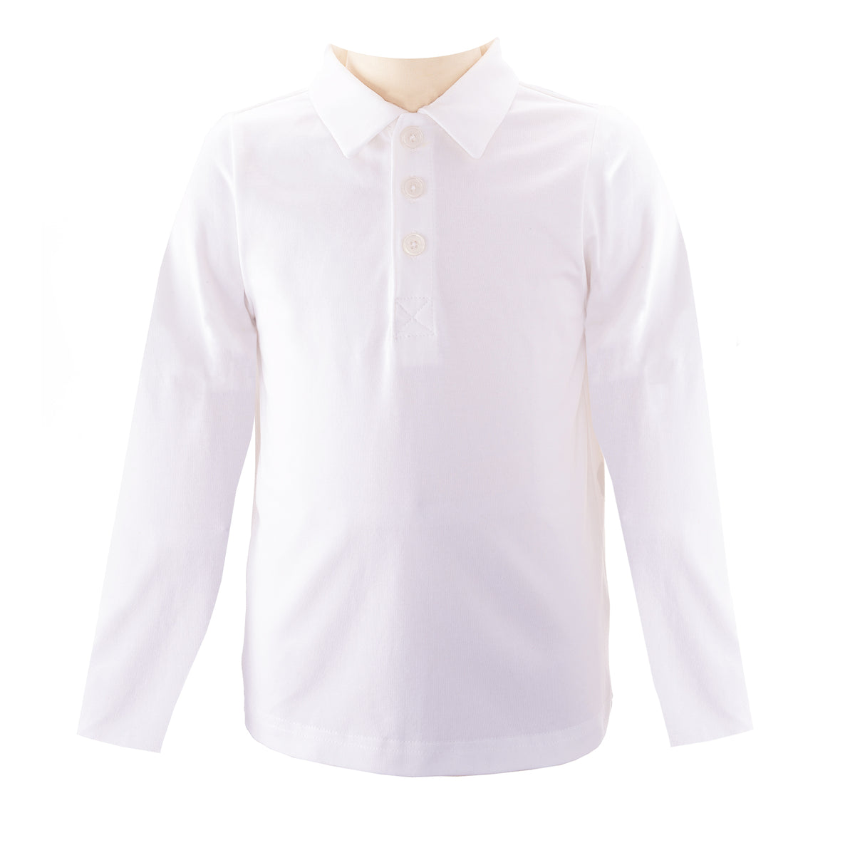 Ivory Long Sleeve Polo Rachel Riley US