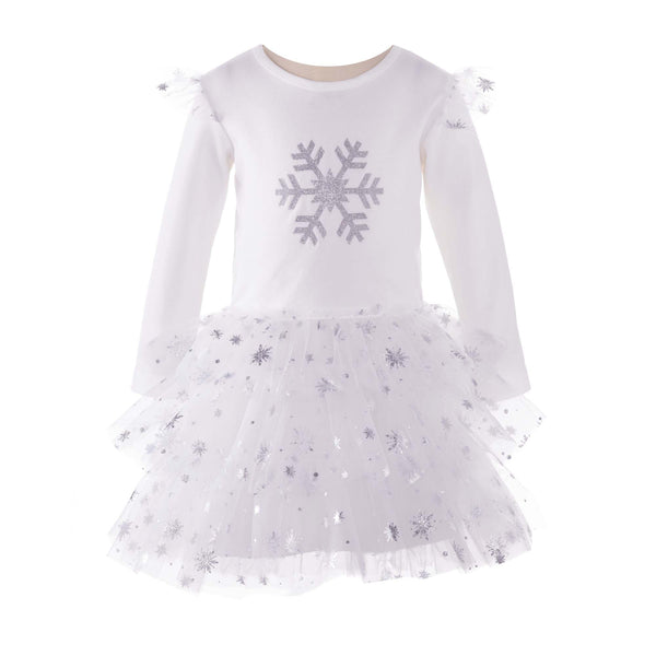 Snowflake Print Tutu Dress Rachel Riley