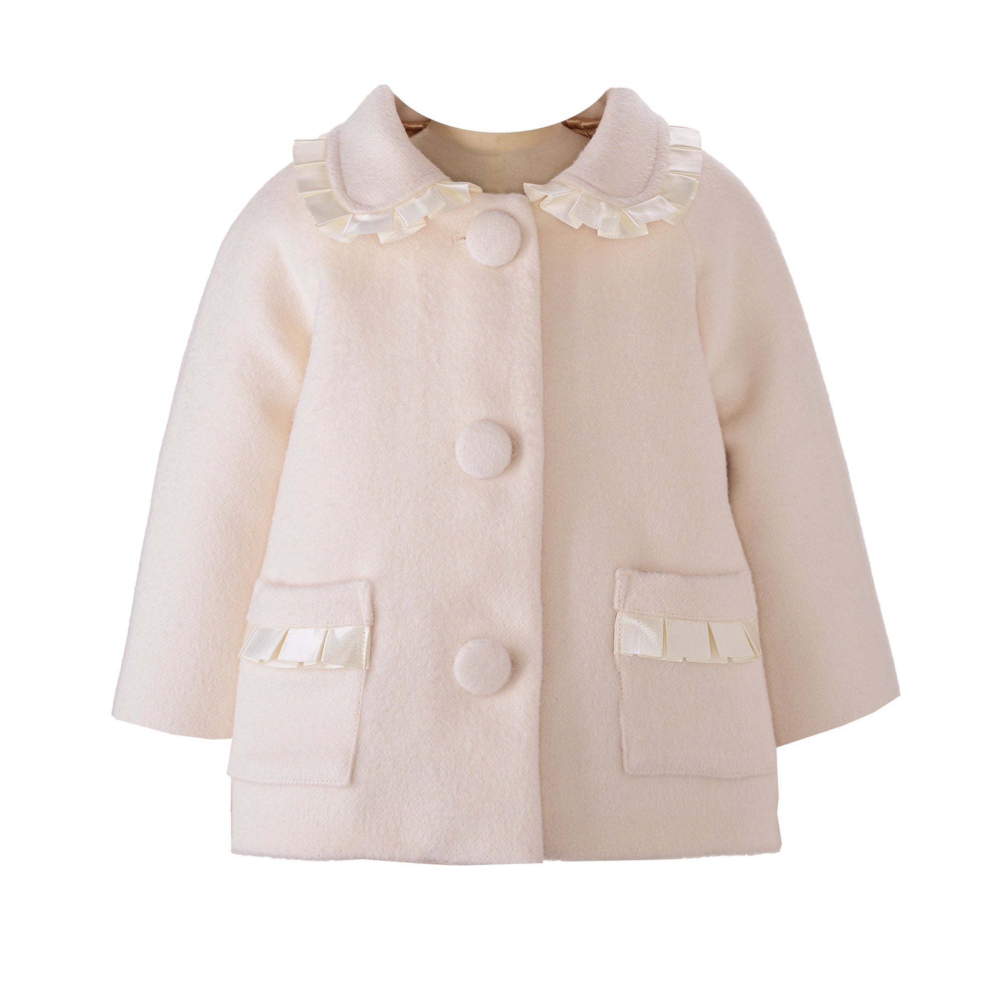 Ivory Ribbon Trim Matinee Jacket – Rachel Riley US