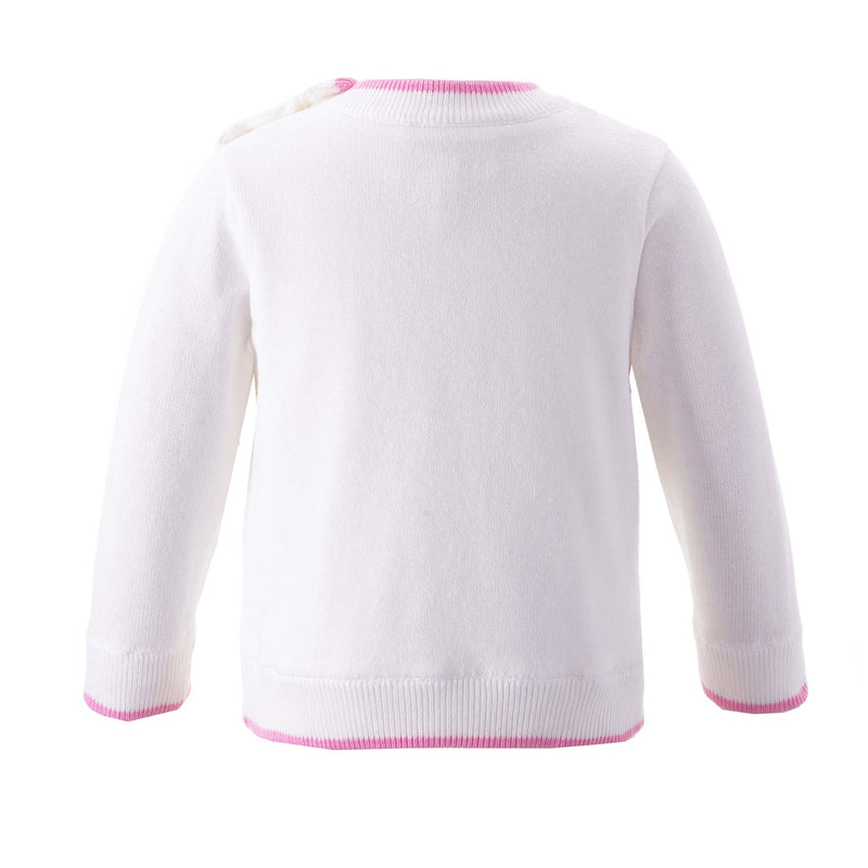 Pink Teddy Sweater Rachel Riley