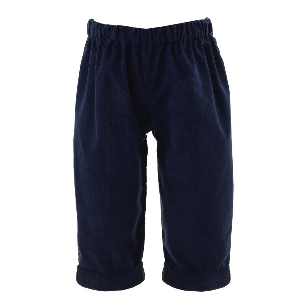 Navy Babycord Trousers Rachel Riley US