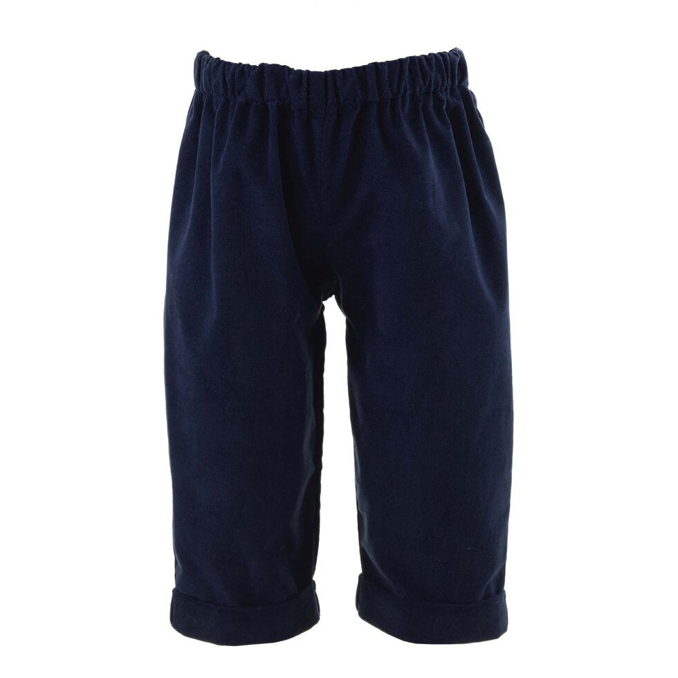 Navy Babycord Trousers Rachel Riley US