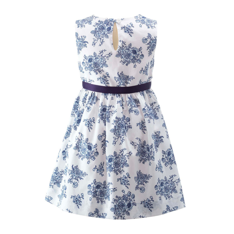 Rachel Riley Floral Toile Dress Rachel Riley Floral Toile Dress