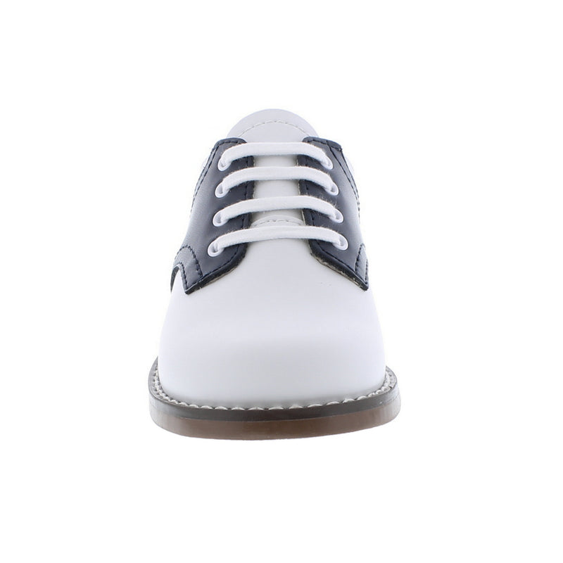 Oxford Saddle Shoes - White/Navy Rachel Riley