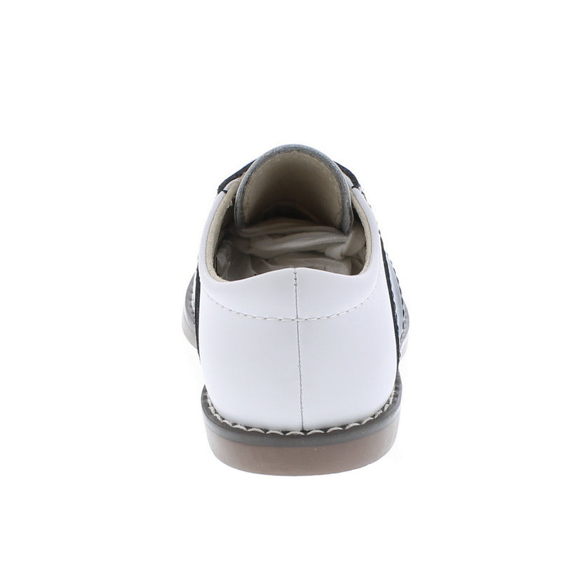 Oxford Saddle Shoes - White/Navy Rachel Riley