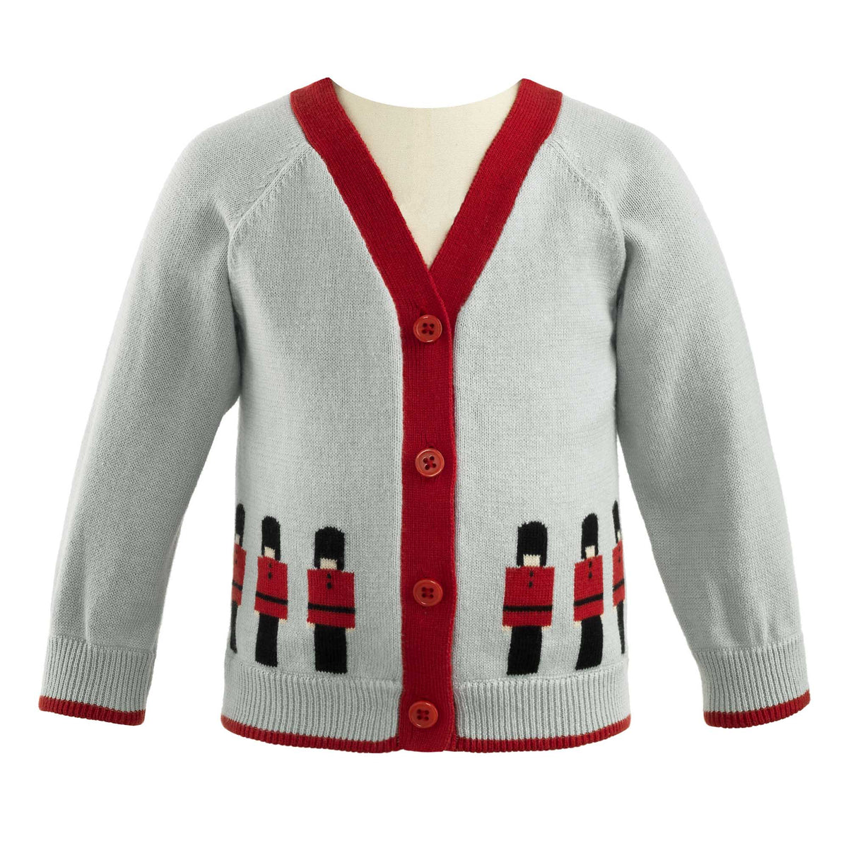 Soldier Intarsia Cardigan Rachel Riley US