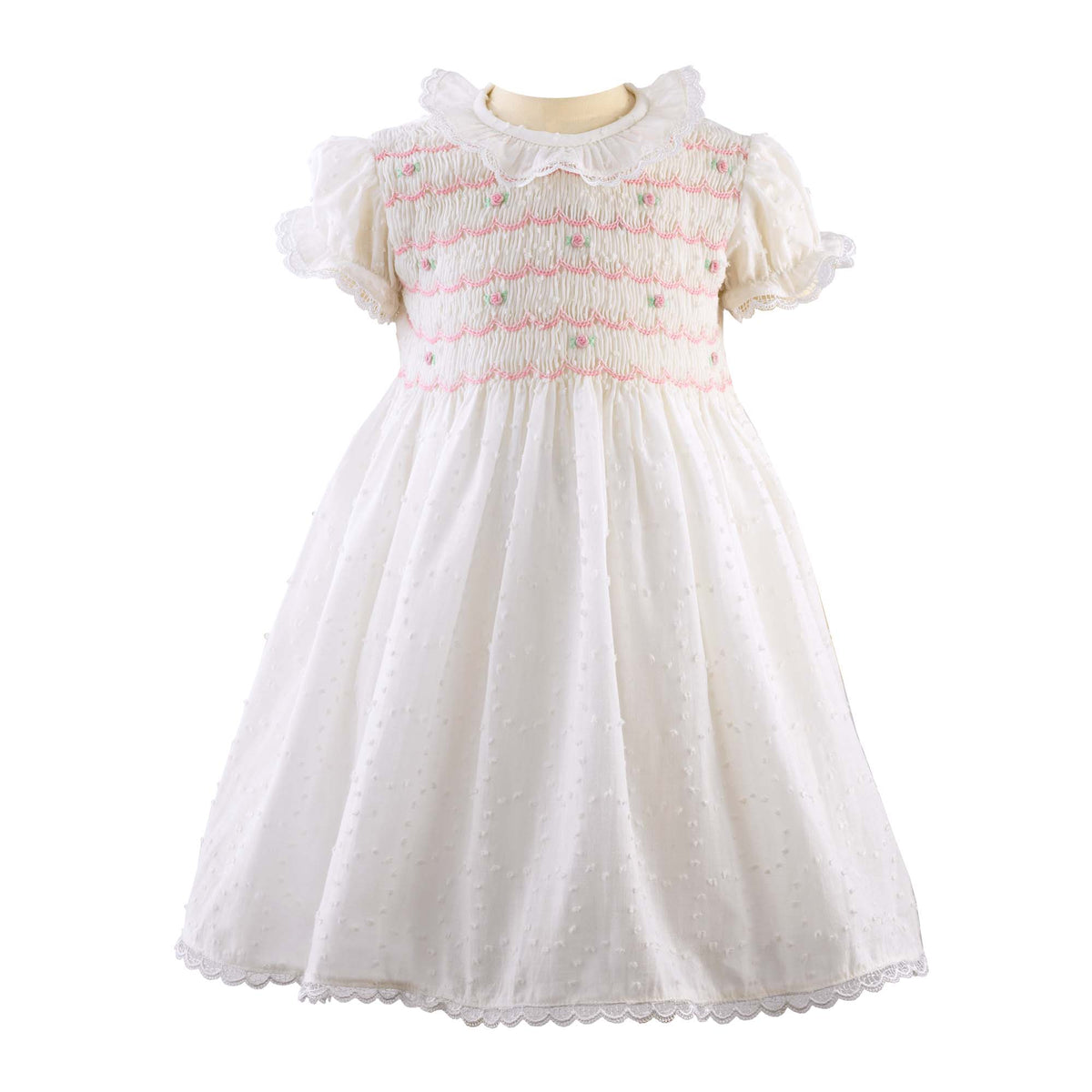 Swiss Dot Smocked Dress & Bloomers Rachel Riley US