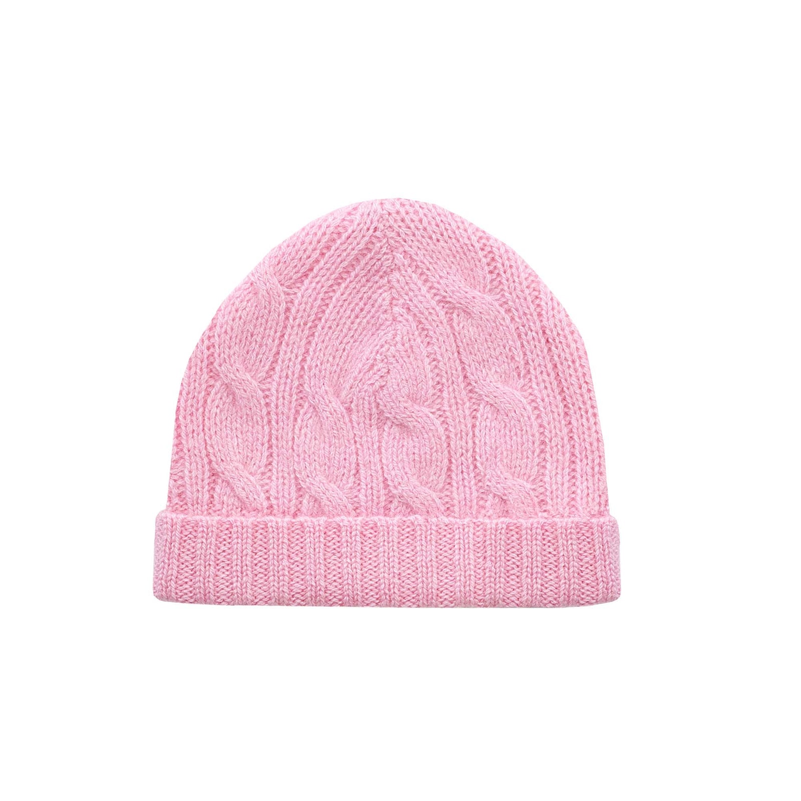 Pink Cashmere Cable Hat for Baby Girls – Rachel Riley US display picture 2