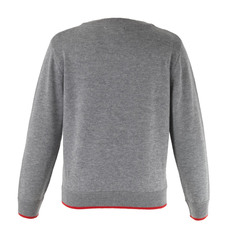 Gray Soldier V-Neck Sweater for Boys – Rachel Riley US