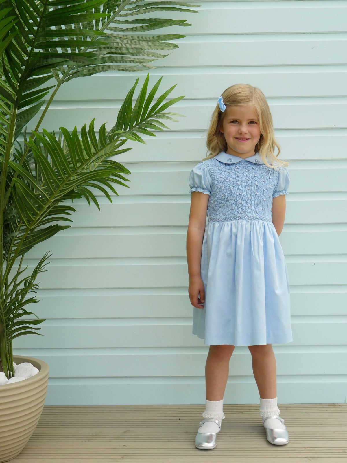 Rose Smocked Dress Rachel Riley US