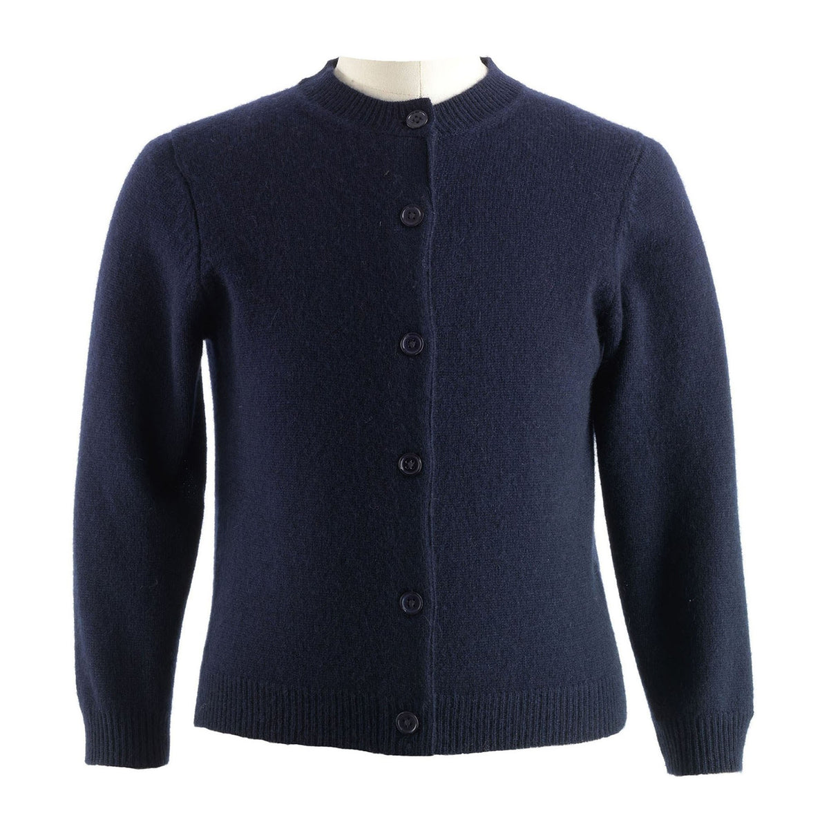 Girls Navy Cashmere Cardigan Rachel Riley US