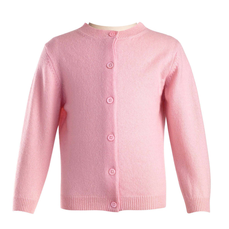 Pink Cashmere Cardigan for Girls – Rachel Riley US