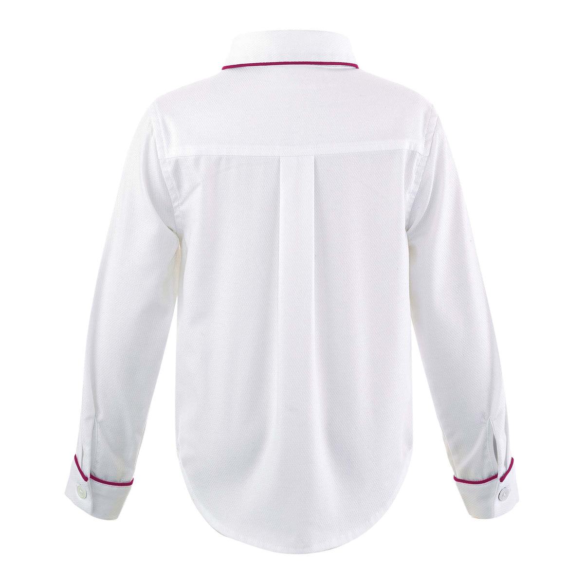 Red Pique Piped Shirt Rachel Riley US