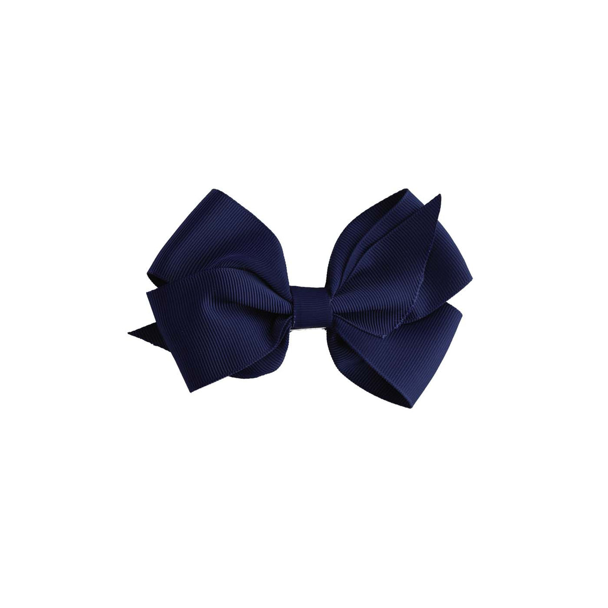 Navy Grosgrain Ribbon Hairbow Rachel Riley US